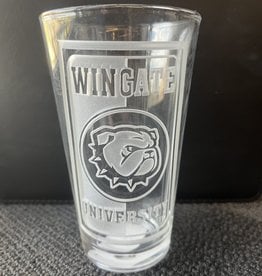 Spirit (PICK UP ONLY) 16oz Wingate Dog Head University Ultra Engraved Pint Glass