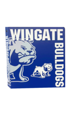 1" Navy Wingate Bulldog Binder