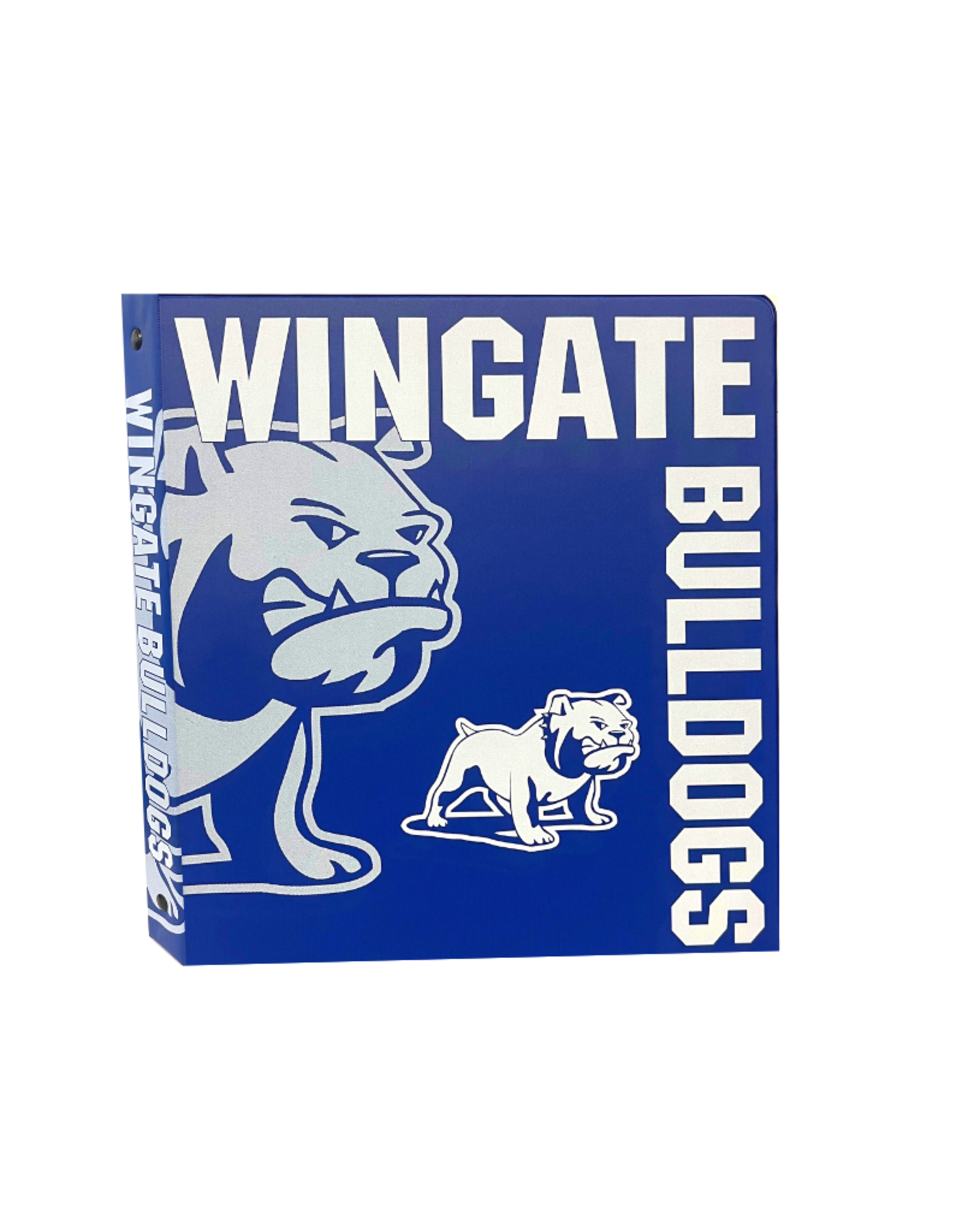 1" Navy Wingate Bulldog Binder