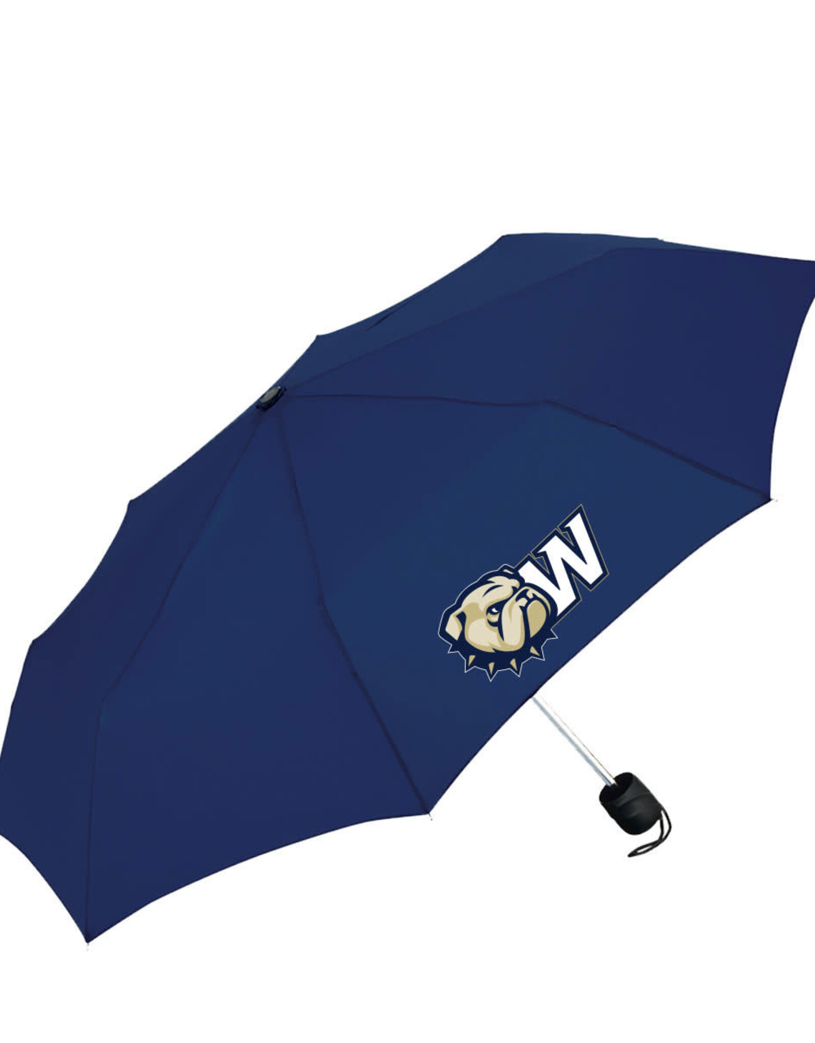 MCM 42" Manual Shaft  Dog Head W Navy Umbrella