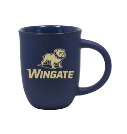 25oz Cream Dog Head W Wingate University Banners Stainless Travel