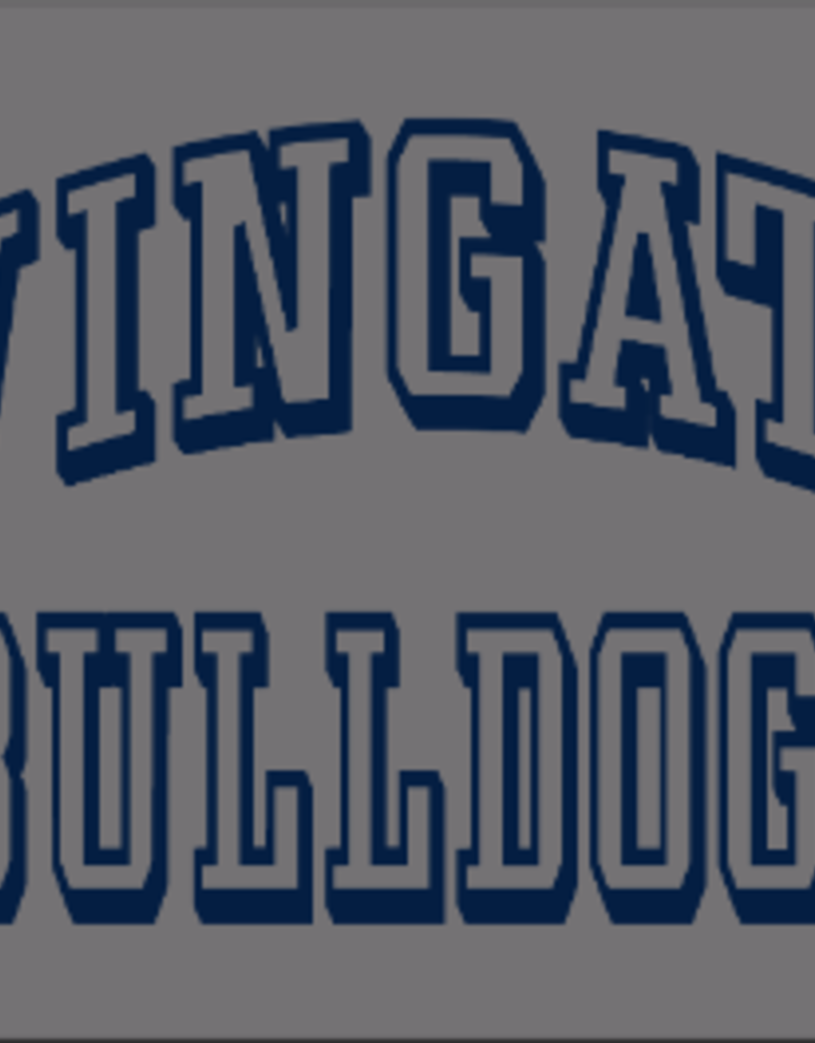 League Graphite Wingate Bulldogs Triflex Short Sleeve T Shirt