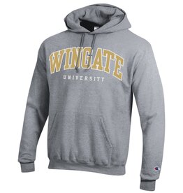 Champion Grey Powerblend Wingate University Embroidered Hoodie
