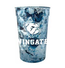 Spirit 22oz Navy White Color Splatter Dog Head W Stadium Cup