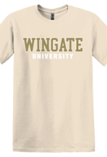 Gildan Heavy Cotton Ivory Wingate University Short Sleeve T Shirt
