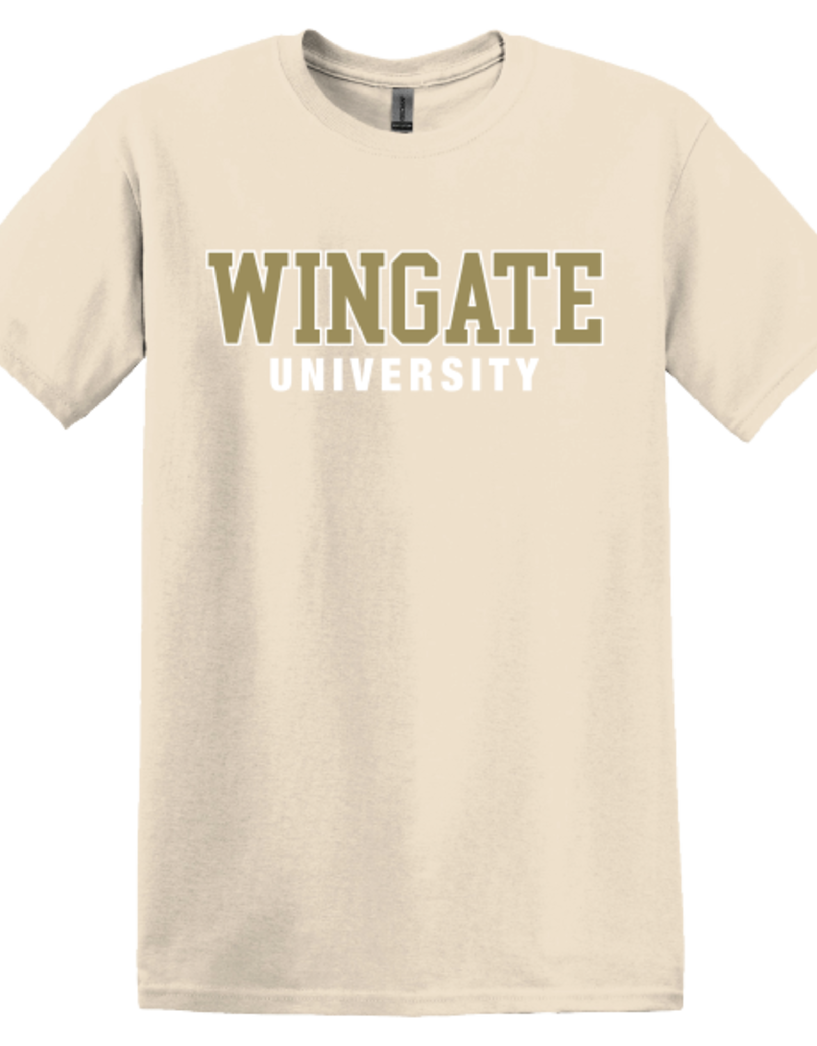 Gildan Heavy Cotton Ivory Wingate University Short Sleeve T Shirt