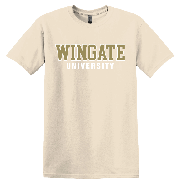 Ivory Wingate University Short Sleeve T Shirt Wingate Outfitters