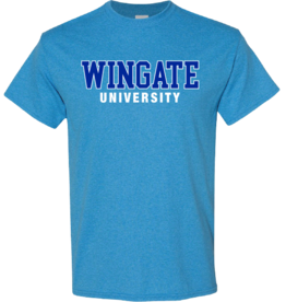 Gildan Heavy Cotton Sapphire Wingate University Short Sleeve T Shirt
