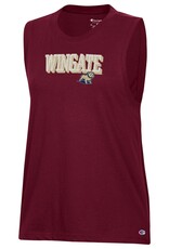 Champion Ladies Maroon Wingate Full Standing Dog Core Muscle Tank