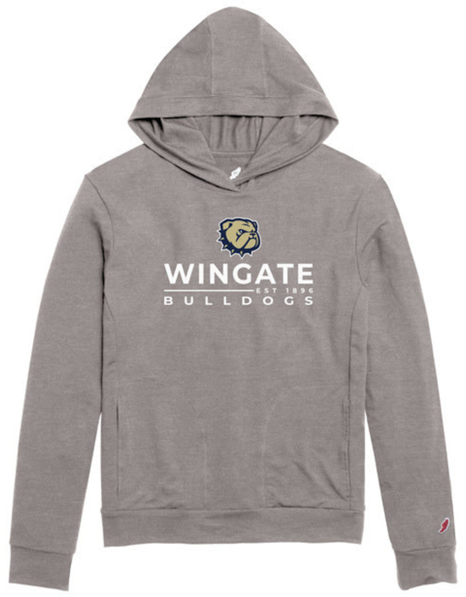 League Frost Grey Dog Head Wingate Est 1896 Bulldogs All Day Hoodie T Shirt