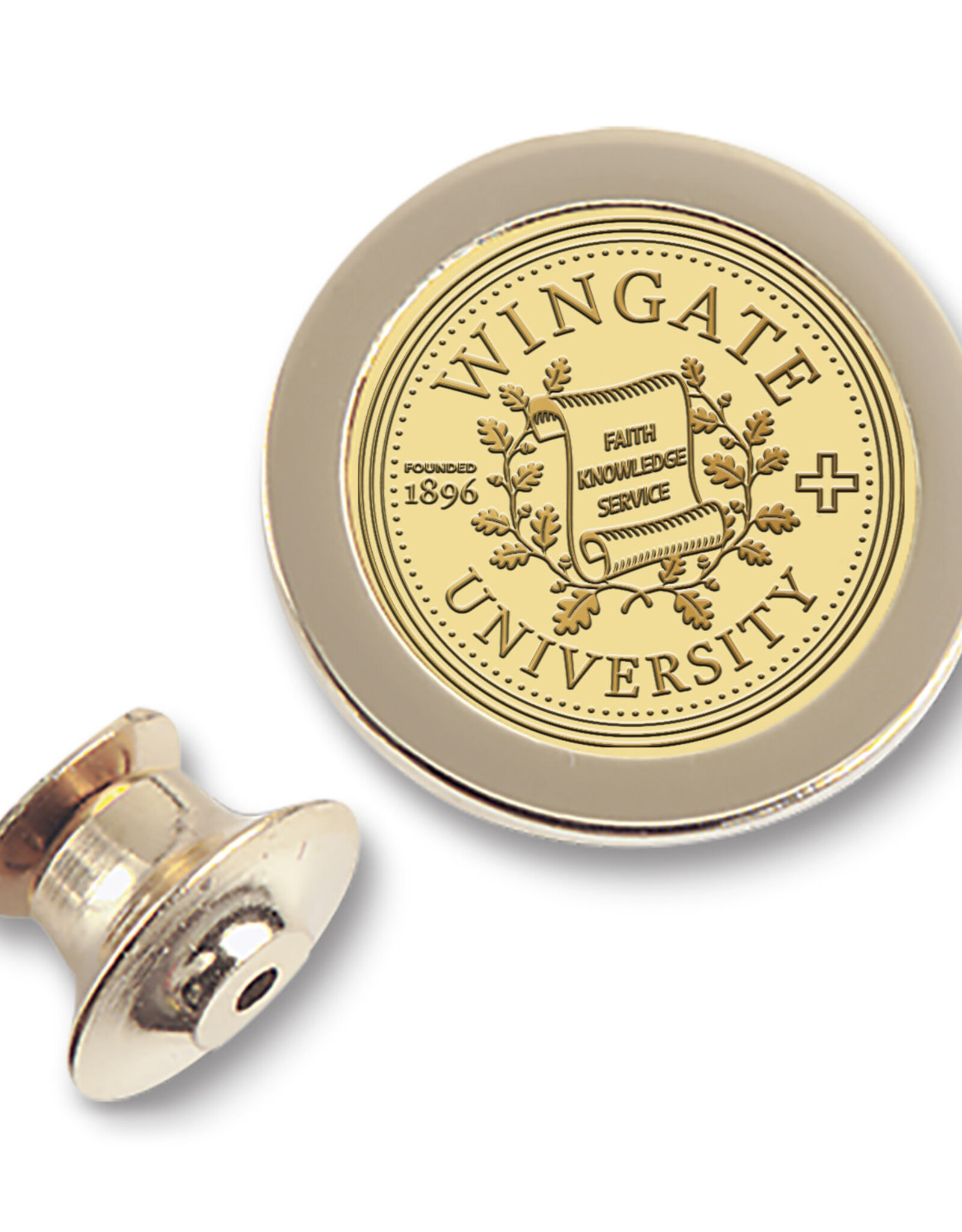 DROP SHIP ONLY  Wingate University Seal Lapel Pin (ONLINE ONLY)