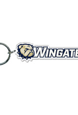 Spirit Dog Head Wingate Molded PVC Keychain