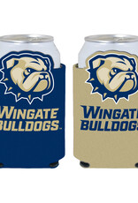 Spirit Navy Vegas Gold Dog Head Wingate Bulldogs Halftime Beverage Koozie