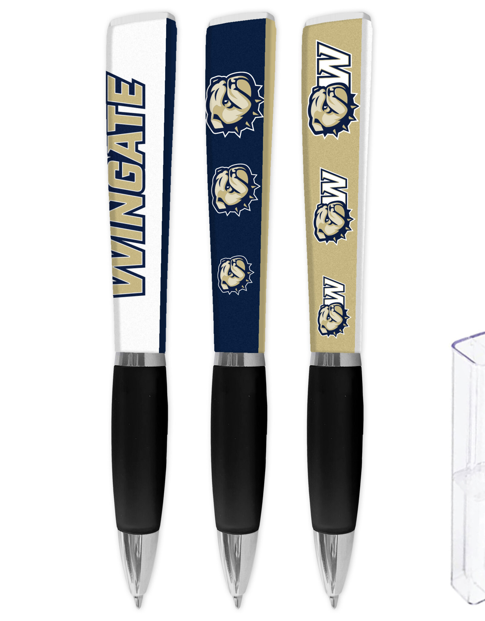 Spirit Navy White 3 Sided Maxi Pen