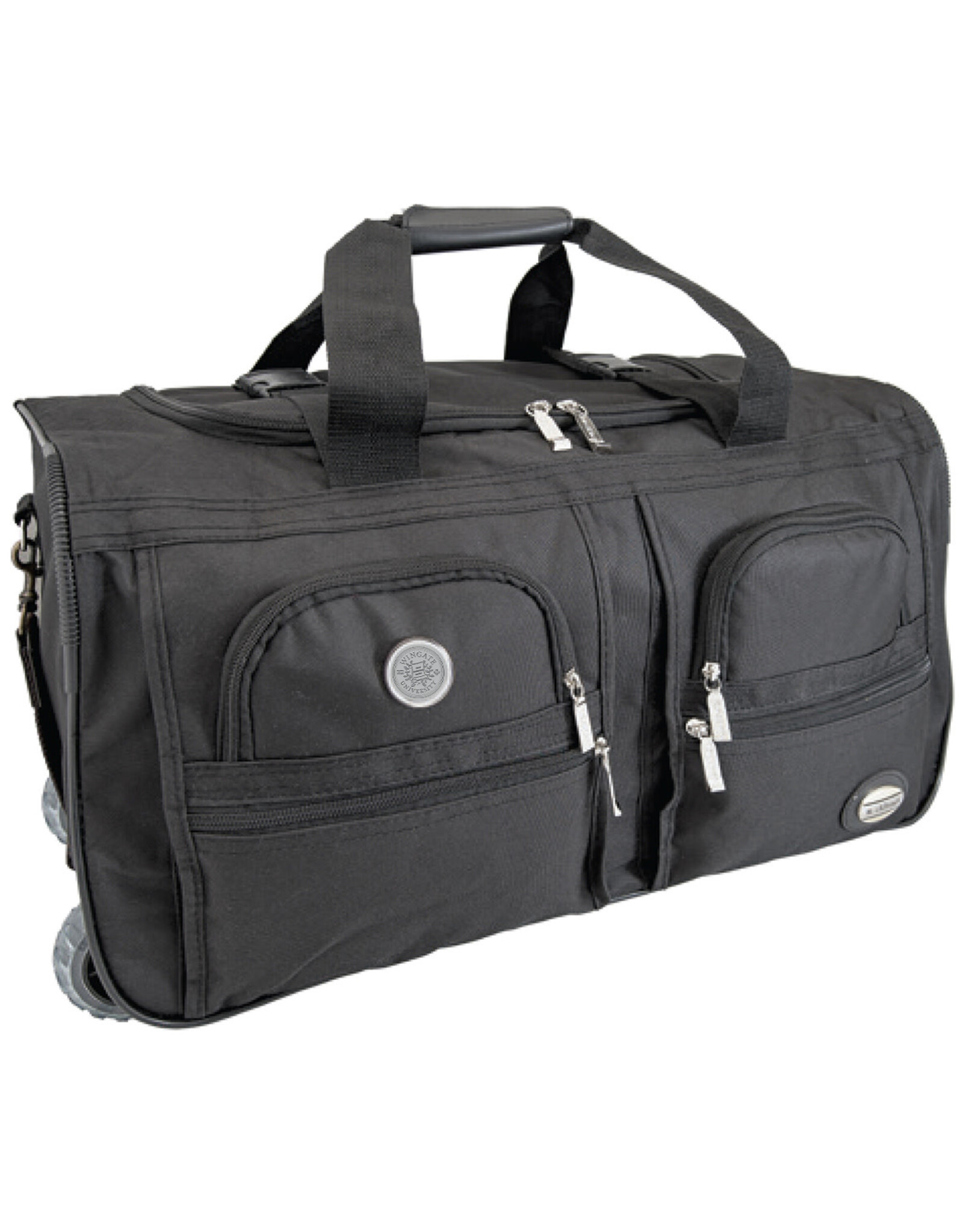 DROP SHIP ONLY Rolling Bag with silver Wingate Seal (ONLINE ONLY)