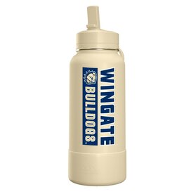 40oz Navy Wingate Dog Head University HydraPeak With Chug Lid Stainless  Sport Bottle - Wingate Outfitters