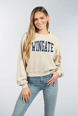 chicka-d Wingate Campus Crop Crewneck Sweatshirt