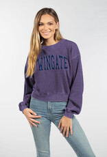 chicka-d Wingate Campus Crop Crewneck Sweatshirt