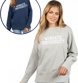 chicka-d Wingate Touchdown Crewneck Tunic Sweatshirt