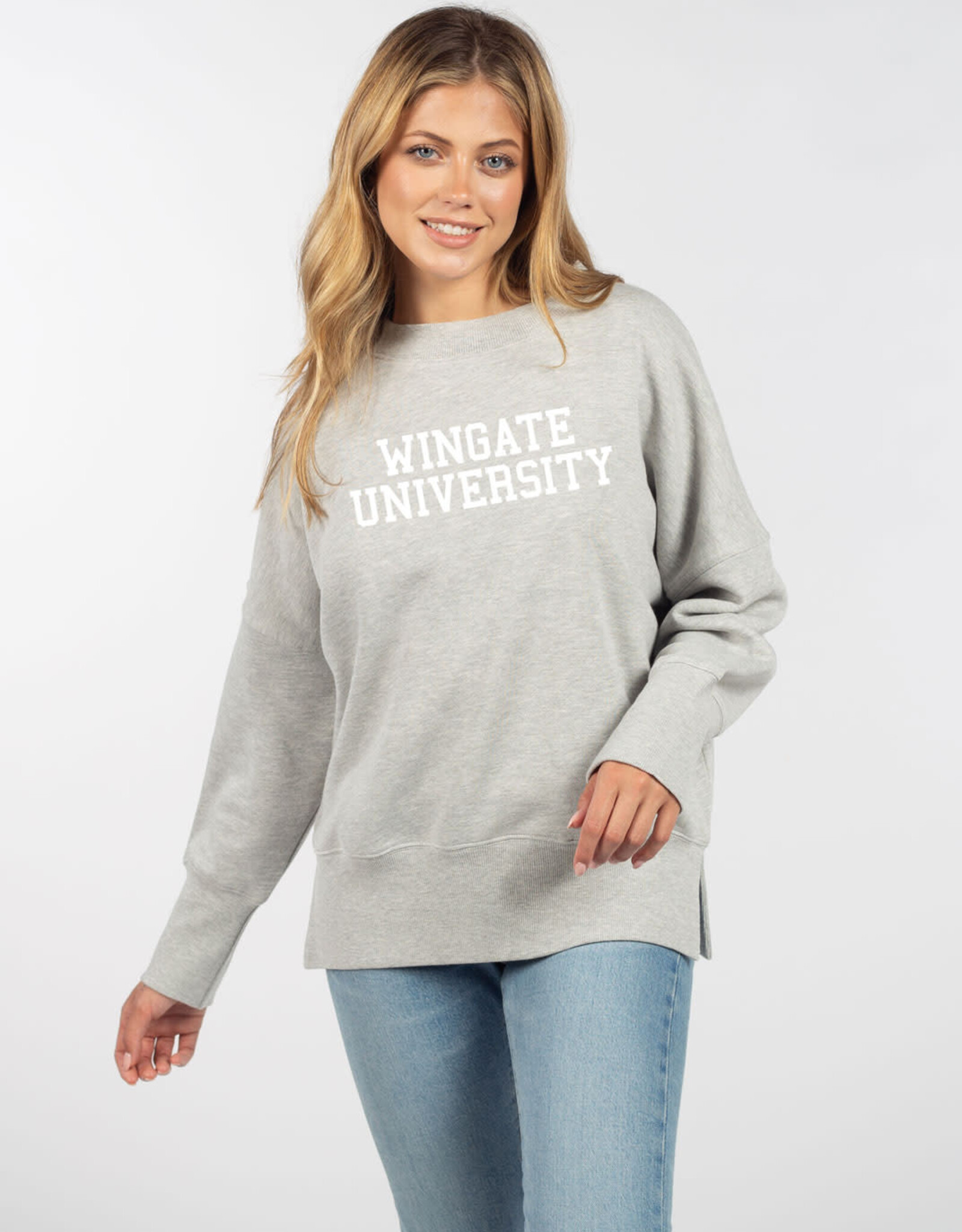 chicka-d Wingate Touchdown Crewneck Tunic Sweatshirt