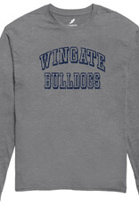 League Graphite Wingate Bulldogs Triflex Long Sleeve T Shirt