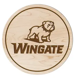 LazerEdge Single Full Dog Over Wingate Maple Coaster