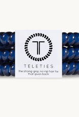 Teleties Nantucket Navy Hair Tie Large (3 Pack)