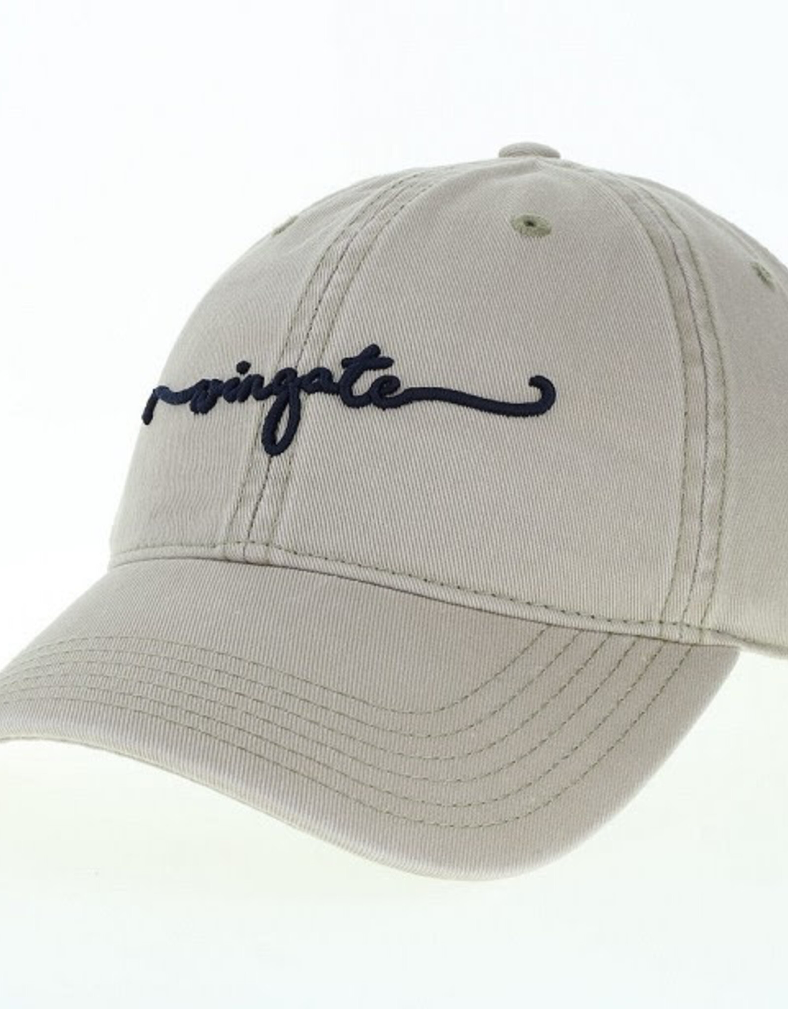 Legacy Khaki Wingate Script Relaxed Twill Unstructured Adjustable Hat