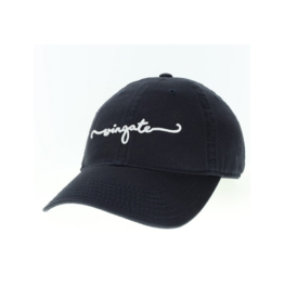 Legacy Navy Wingate Script Relaxed Twill Unstructured Adjustable Hat
