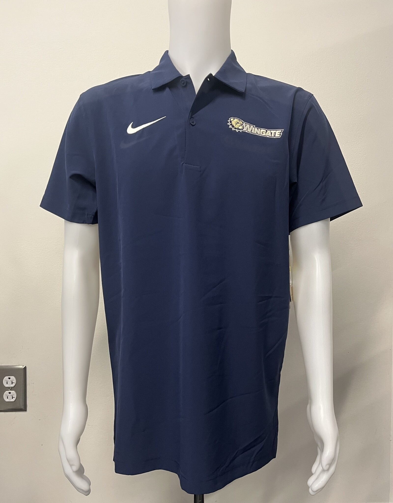 Nike Navy Wingate Dog Head Woven Polo