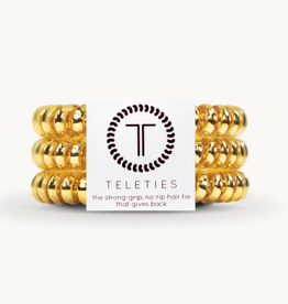 Teleties Sunset Gold Hair Tie Small (3 Pack)