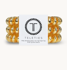 Teleties Sunset Gold Hair Tie Large (3 Pack)