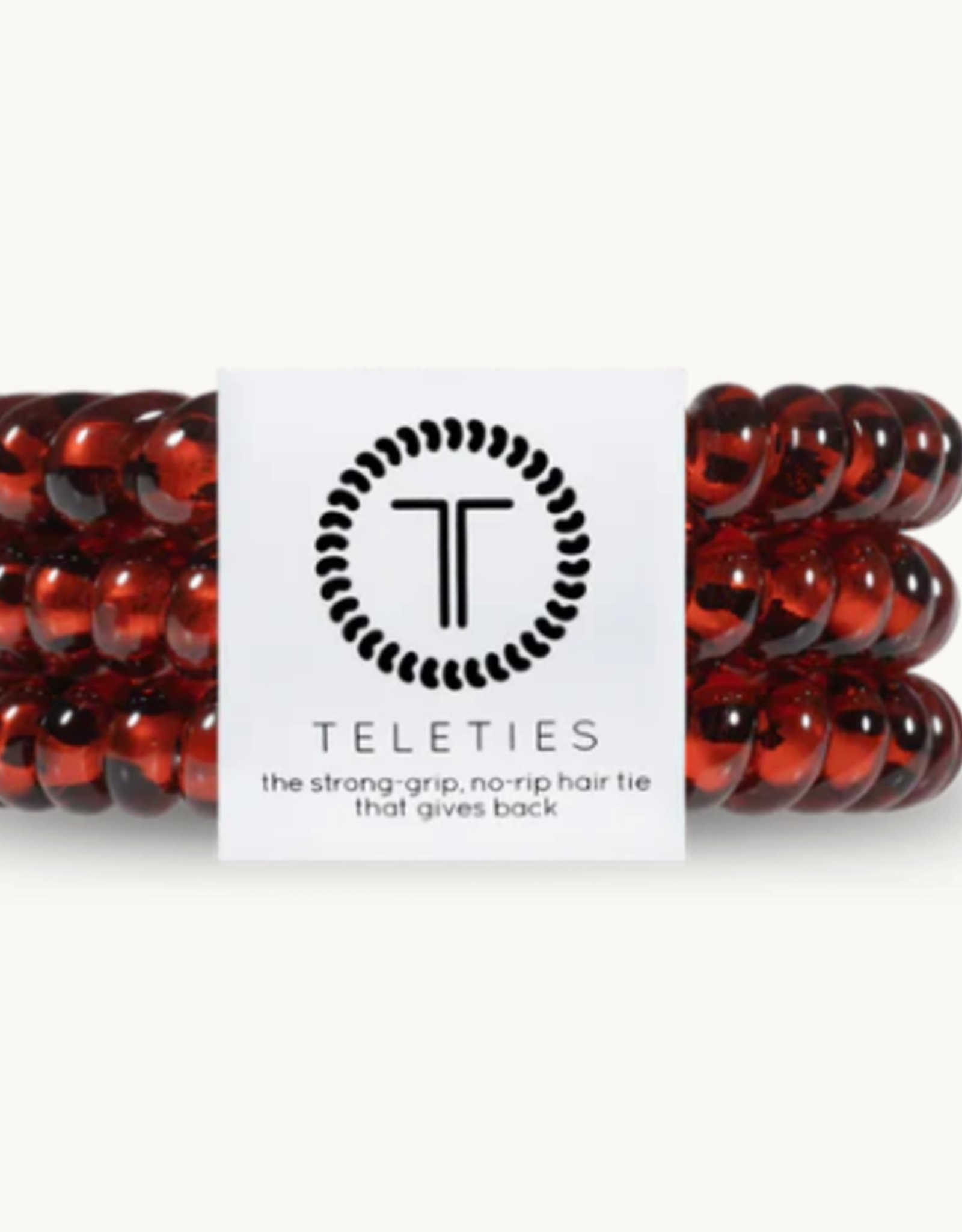 Teleties Tortoise Hair Tie Small (3 Pack)