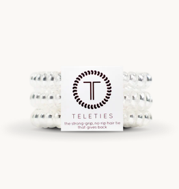 Teleties Crystal Clear Hair Tie Small (3 Pack)