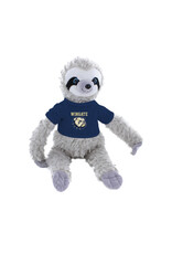 Jardine 14" Grey Sloth with Wingate Dog Head Shirt Plush
