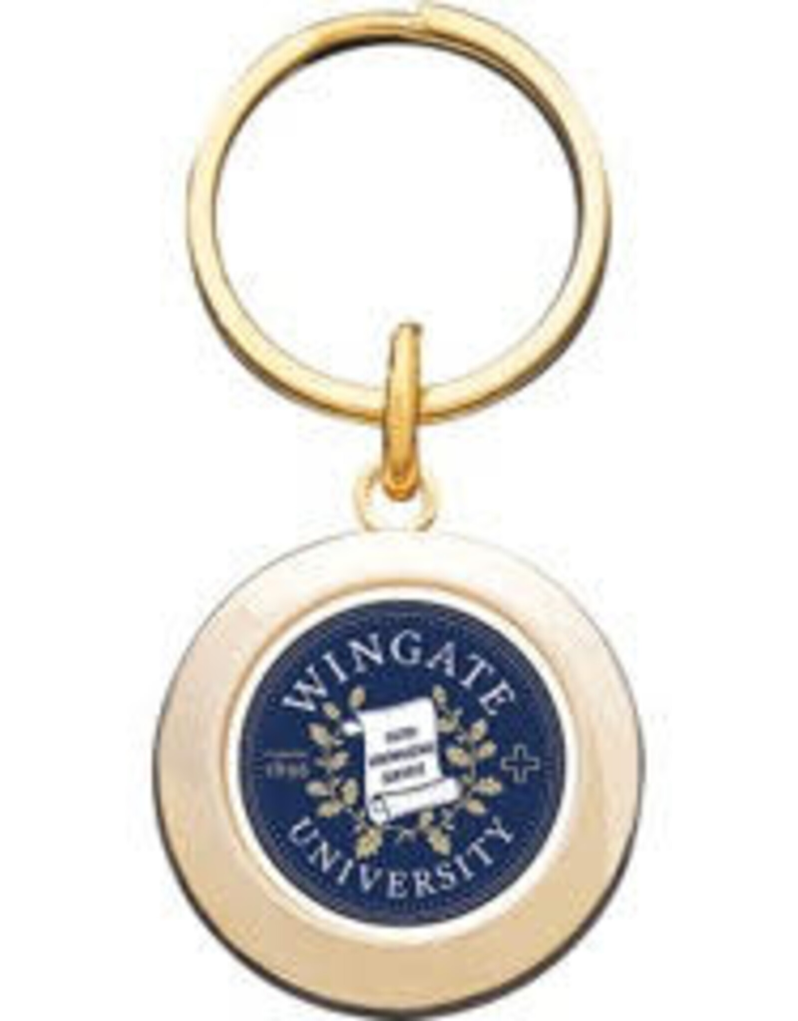 Jardine Gold Prestige Round  Seal Keychain