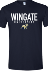 Gildan Soft Wingate University Full Standing Bulldog Short Sleeve T Shirt