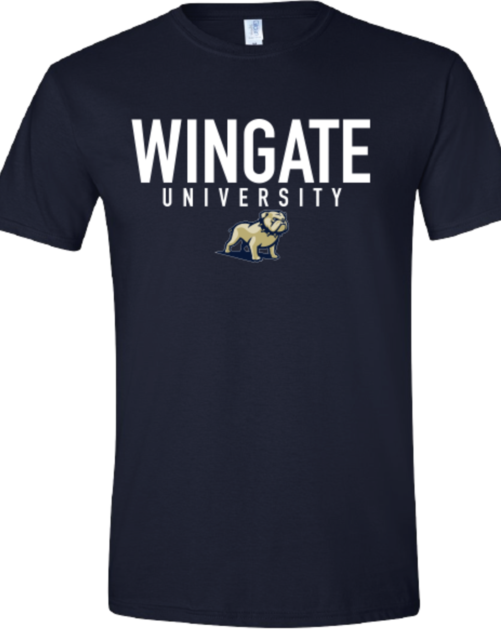 Gildan Soft Wingate University Full Standing Bulldog Short Sleeve T Shirt