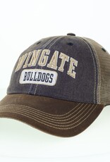 Legacy Navy Brown Java Wingate Bulldogs Unstructured Snapback Hat