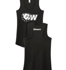 Black  Dog Head W Wingate Back Perfect Tri Racerback Tank