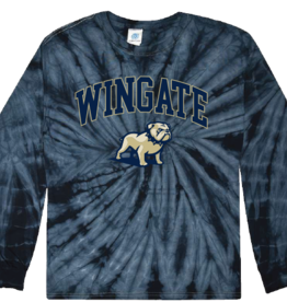 Colortone Tie Dye Wingate Over Full Standing Dog Long Sleeve T Shirt