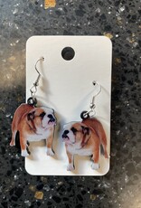 Real English Bulldog Earrings