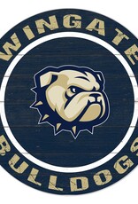 DROP SHIP ONLY 20 x 20 Wingate Dog Head Bulldogs 1896 Indoor Outdoor PVC Sign (ONLINE ONLY)