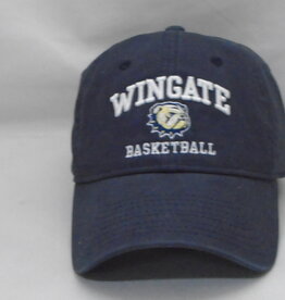 The Game Deep Navy Wingate Dog Head Basketball Unstructured Adjustable Hat