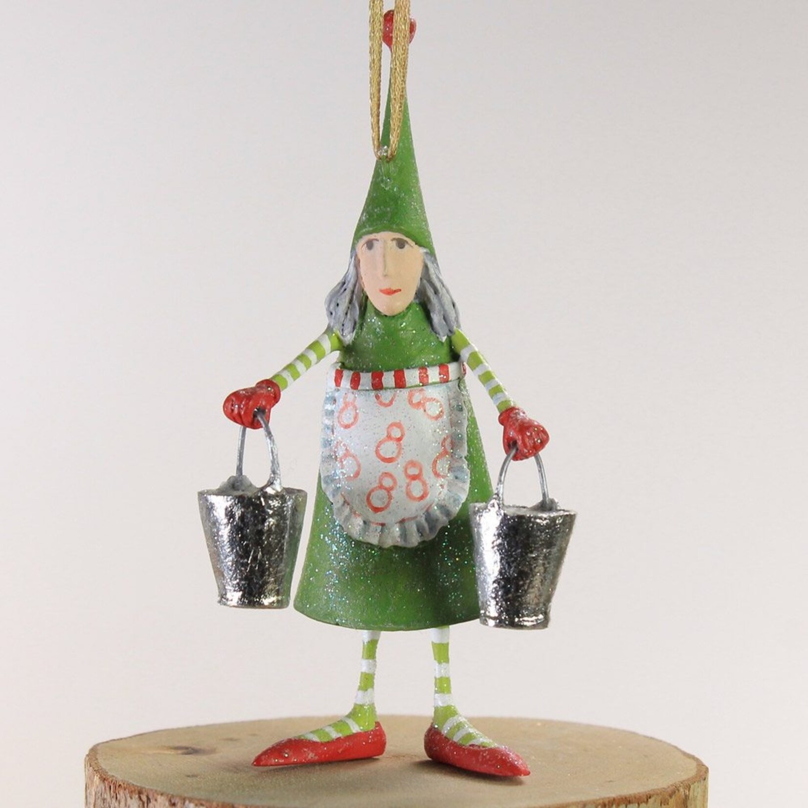 Patience Brewster PATIENCE BREWSTER MAID A MILKING MINI ORNAMENT