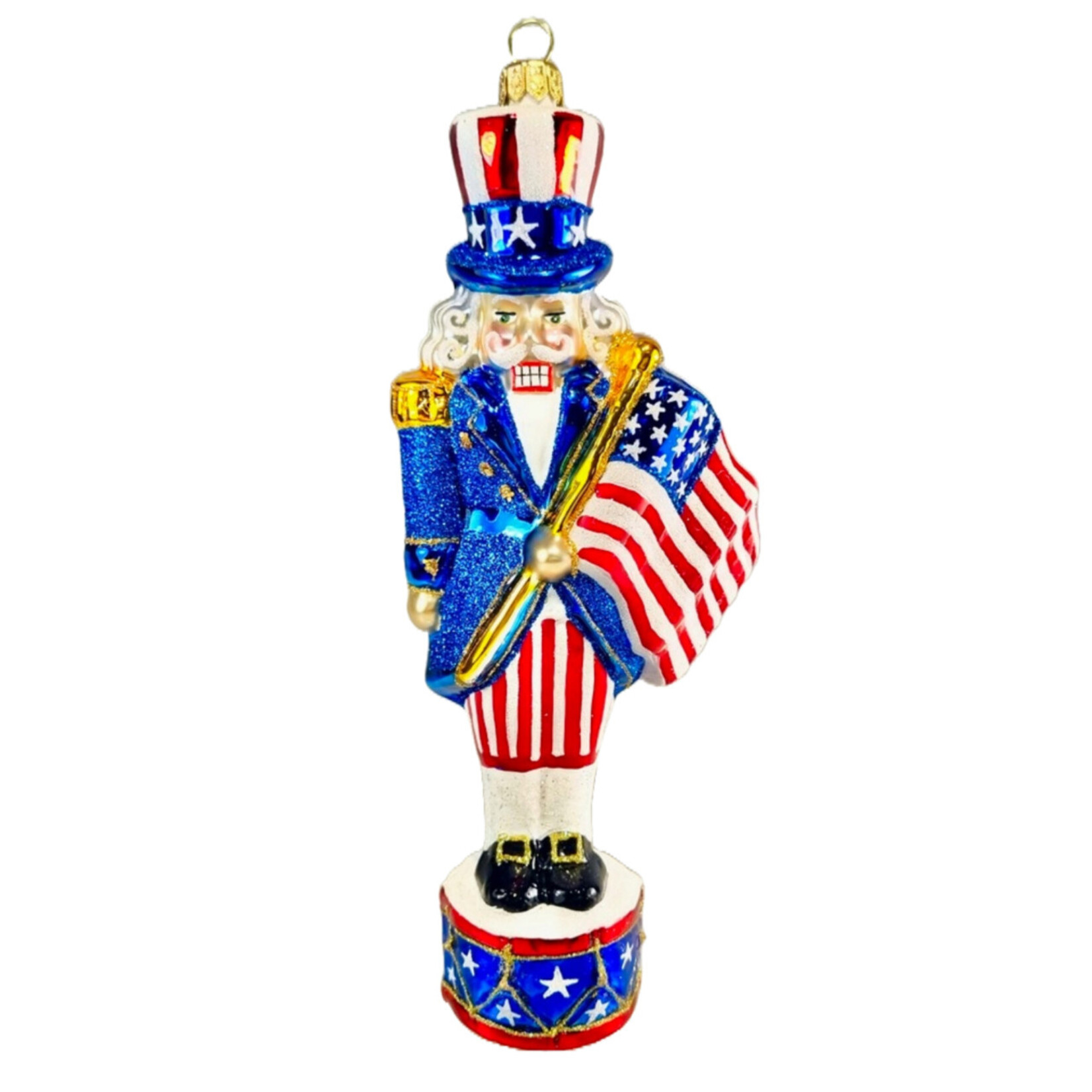 Christopher Radko AMERICAN PRIDE ORNAMENT BY HEARTFULLY YOURS 8" (PREORDER NOW)
