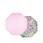 Lilly Pulitzer LILLY PULITZER REVERSIBLE PLACEMATS, HARD PLACEMATS, SET OF 4,  AMORE/CONCH SHELL PINK CANING