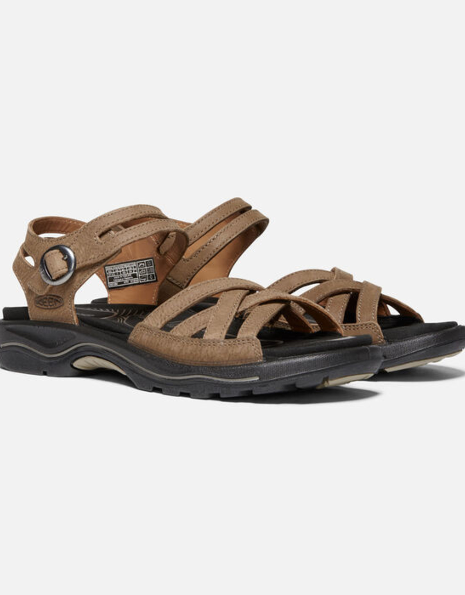 Keen WOMEN'S SOFIA 2 STRAP Sandals - Leather Black/Magnet | Leather sandals,  Keen shoes, Leather