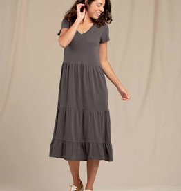 Toad&Co W Primo Tiered Midi SS Dress