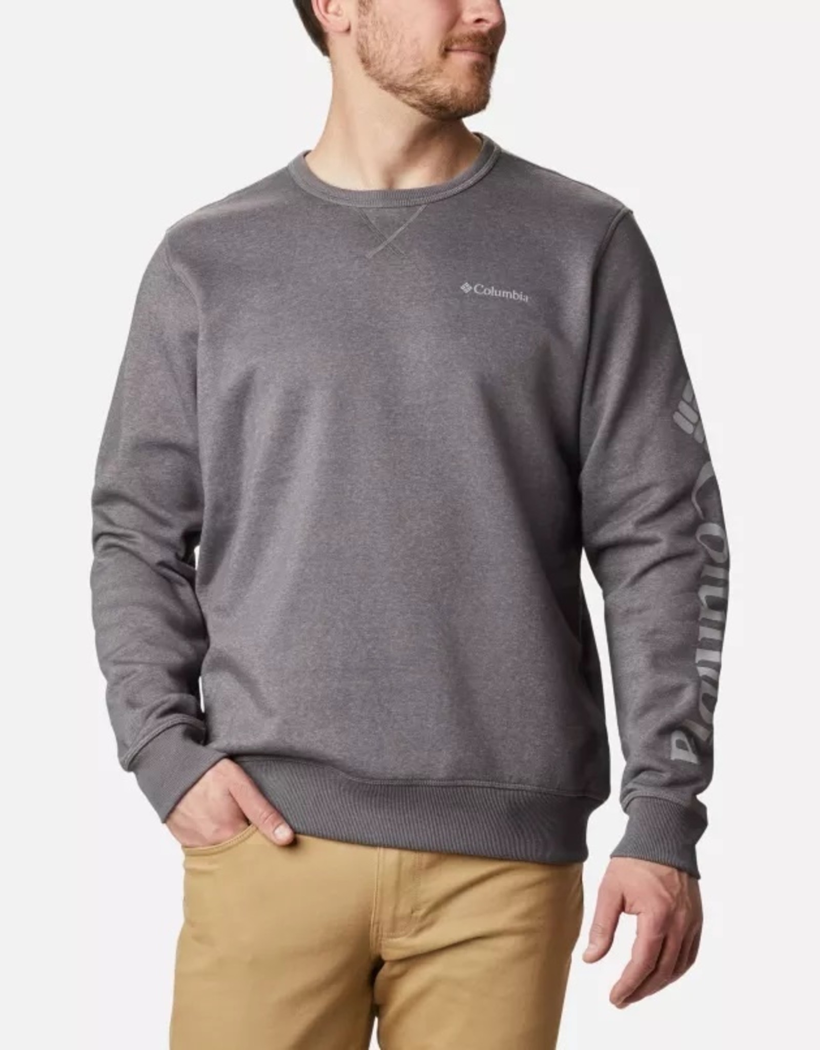 Columbia M Columbia Logo Fleece Crew